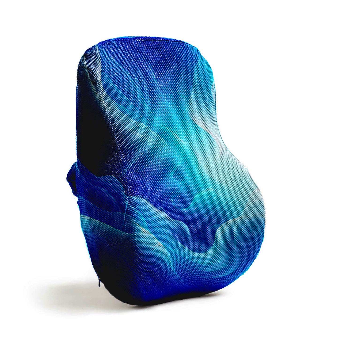 Ergonomisches Rückenstützkissen für Gamer - Abstract Blue